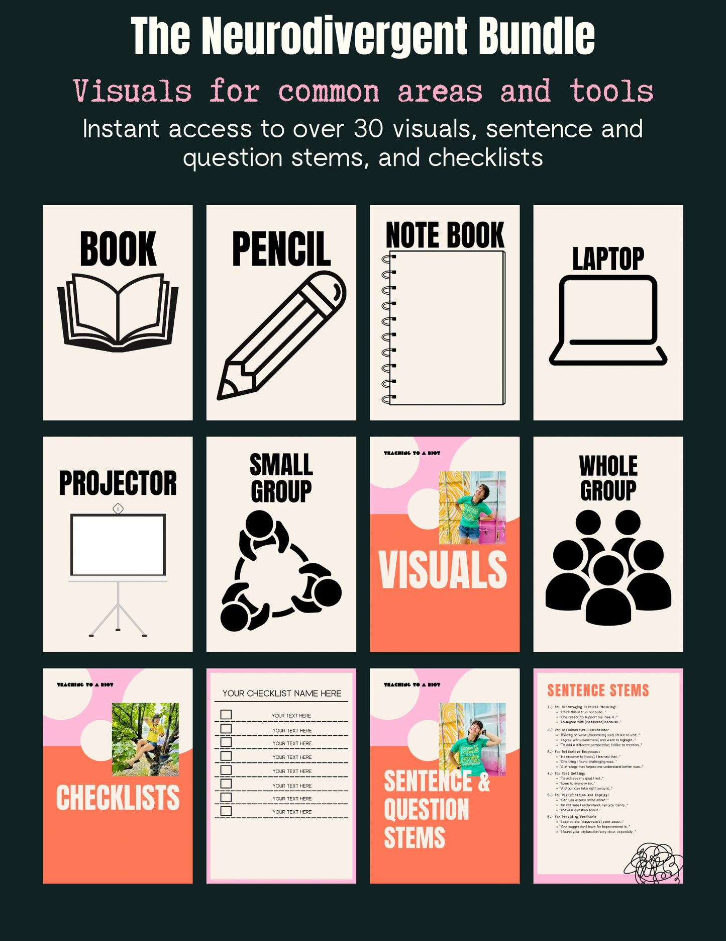 The Neurodivergent E-Book and Toolkit Bundle - Teaching To A Riot