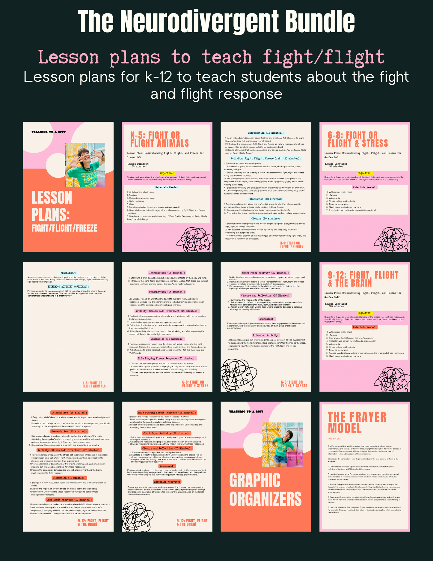 The Neurodivergent E-Book and Toolkit Bundle - Teaching To A Riot