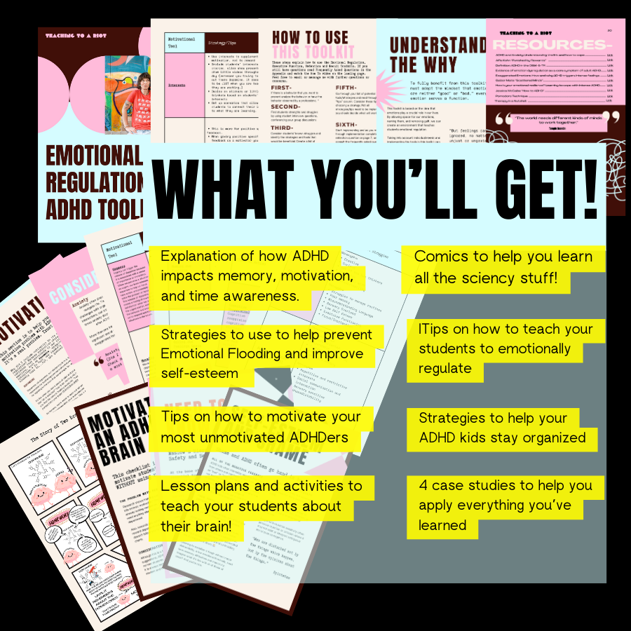 The Neurodivergent and ADHD Toolkits Bundle - Teaching To A Riot