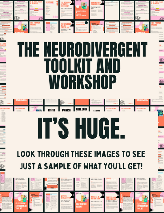 The Neurodivergent E-Book and Toolkit Bundle - Teaching To A Riot