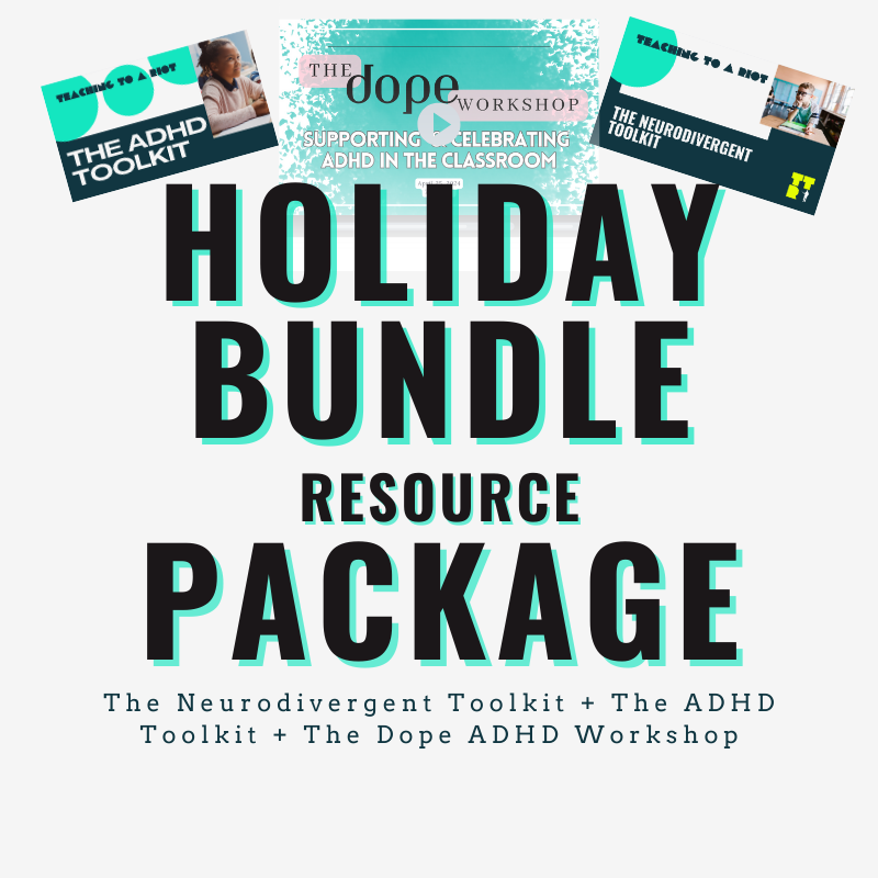 The Holiday Bundle ND Toolkit + ADHD Toolkit + Dope Workshop