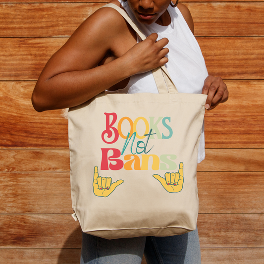 Books Not Bans Tote