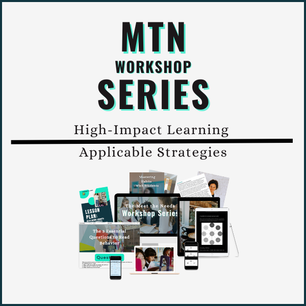 MTN Workshop Series High-Impact Learning Applicable strategies so you can meet yours and your students needs!