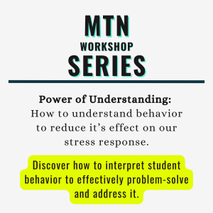 Single Ticket: Jan 22nd: Understanding Behavior to Reduce it's Effect on our Stress Response - Teaching To A Riot