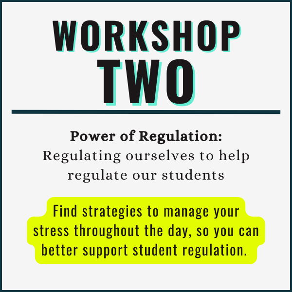 Workshop two: MTN workshop series: Power of Sensory: Understanding sensory needs to improve student regulation: Create a sensory-friendly classroom to boost student focus and self-regulation.